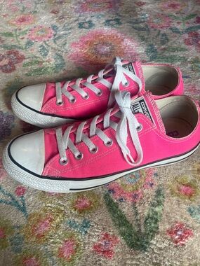Neon Pink Converse Chuck Taylor All Star Low Top